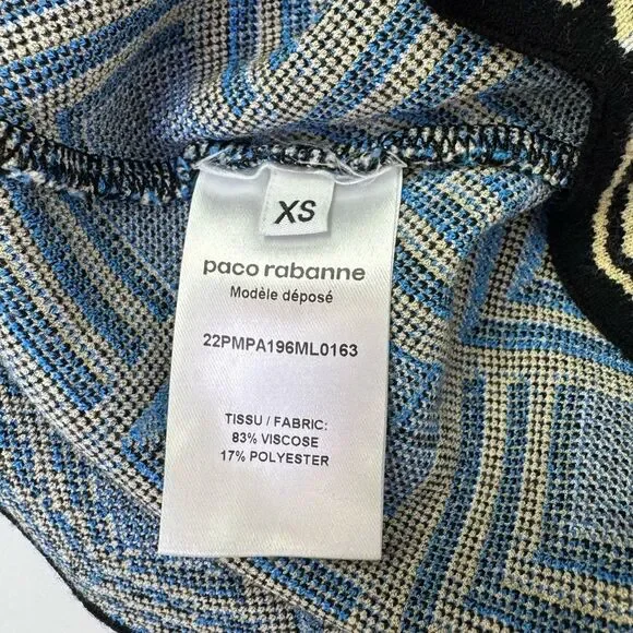 Paco Rabanne Geometric Jacquard Shorts Size XS - Picture 8 of 8